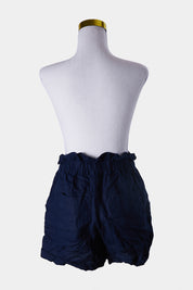 WITCHERY Navy Linen Shorts