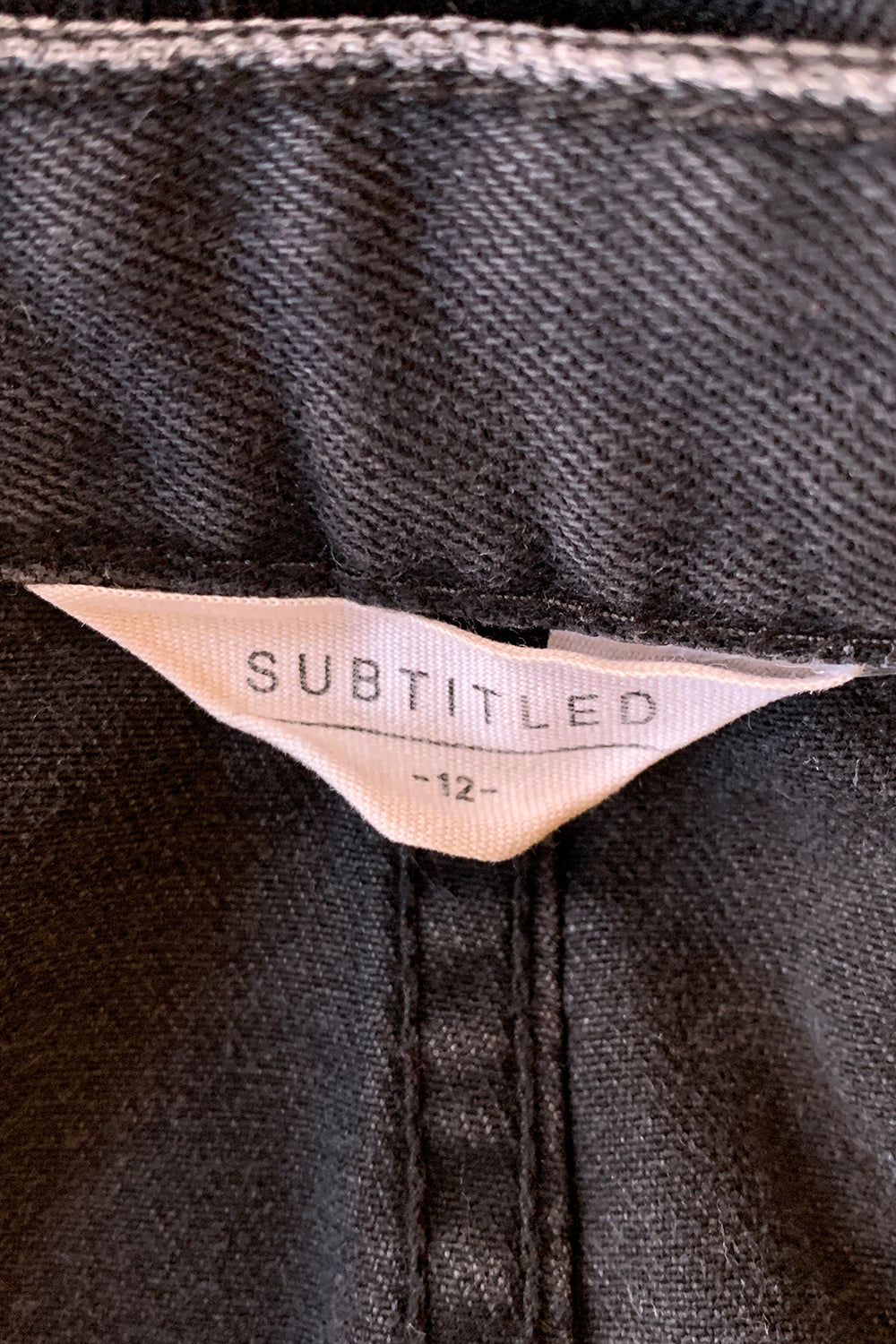 SUBTITLED Black Skirt