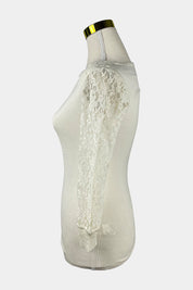 REVIEW White Lace Knit