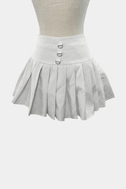 The Kript White Mini Skirt