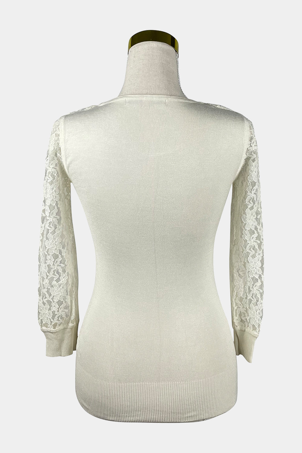 REVIEW White Lace Knit