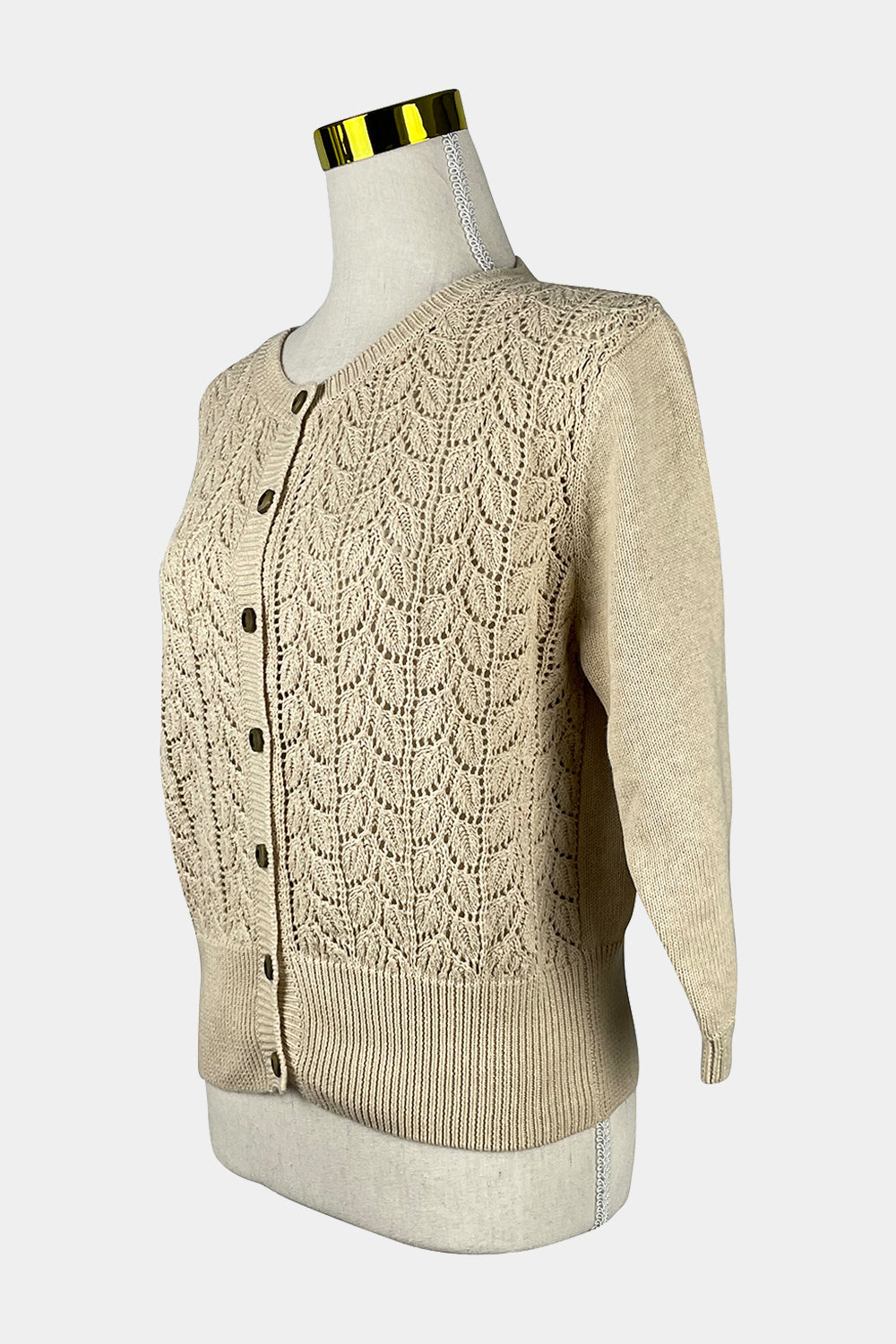 Lazy Bones Beige Cardigan