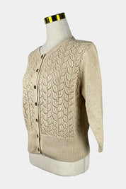 Lazy Bones Beige Cardigan