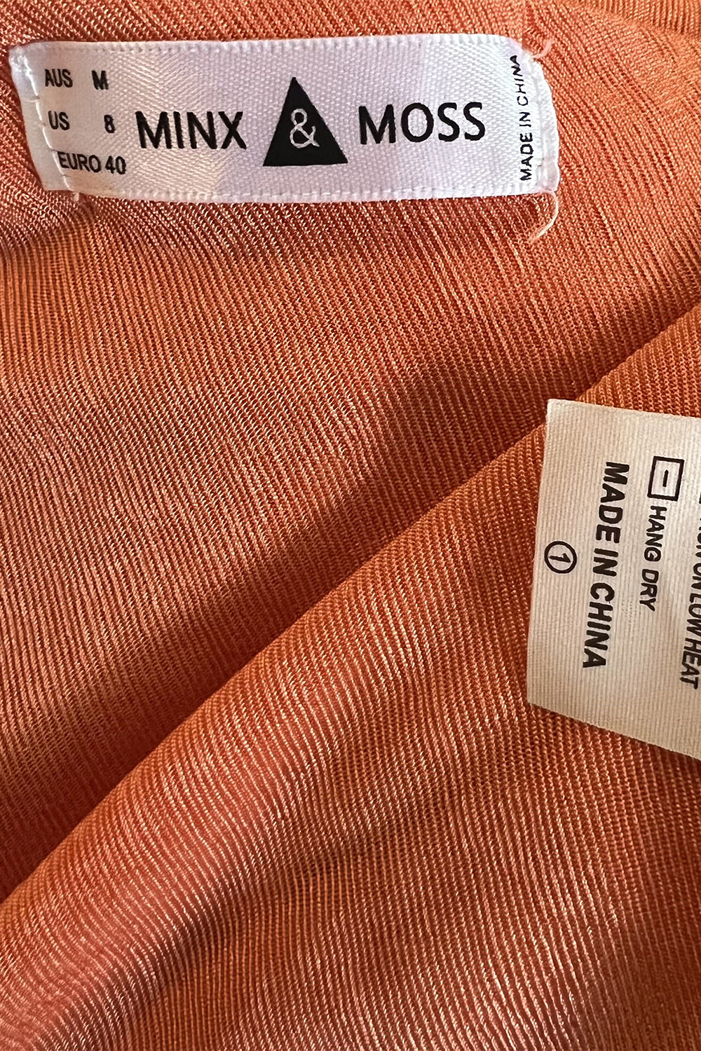 Minx & Moss Orange Top