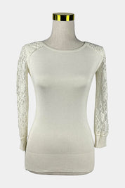 REVIEW White Lace Knit