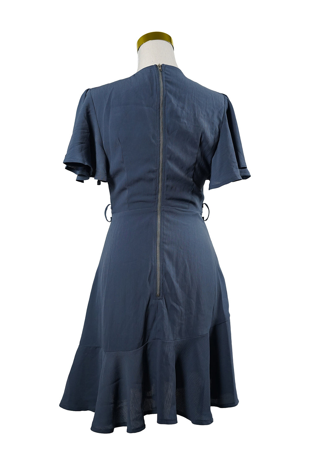 PILGRIM Blue Wrap Mini Dress