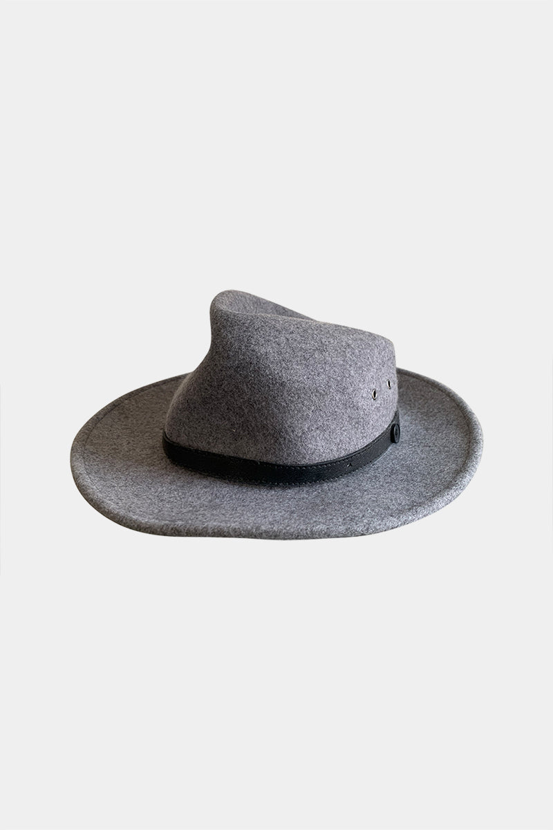 Billy Bones Club Grey Fedora Hat