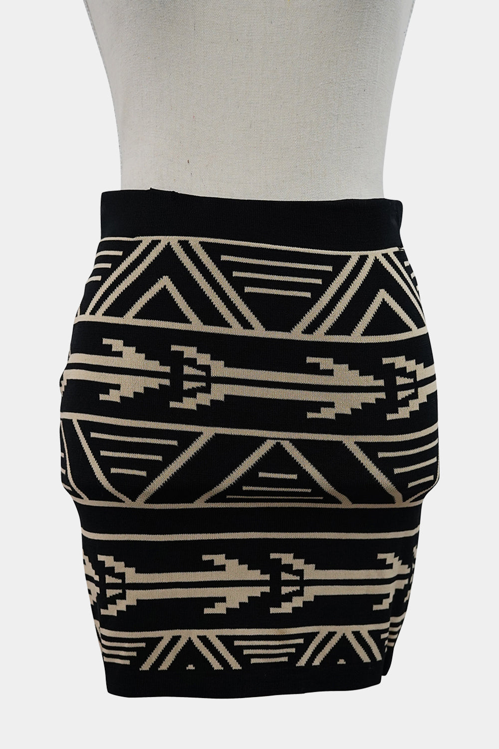 TEMT Black, Beige Mini Skirt