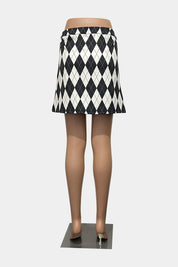 Sugar Thriilz Black & White Mini Skirt