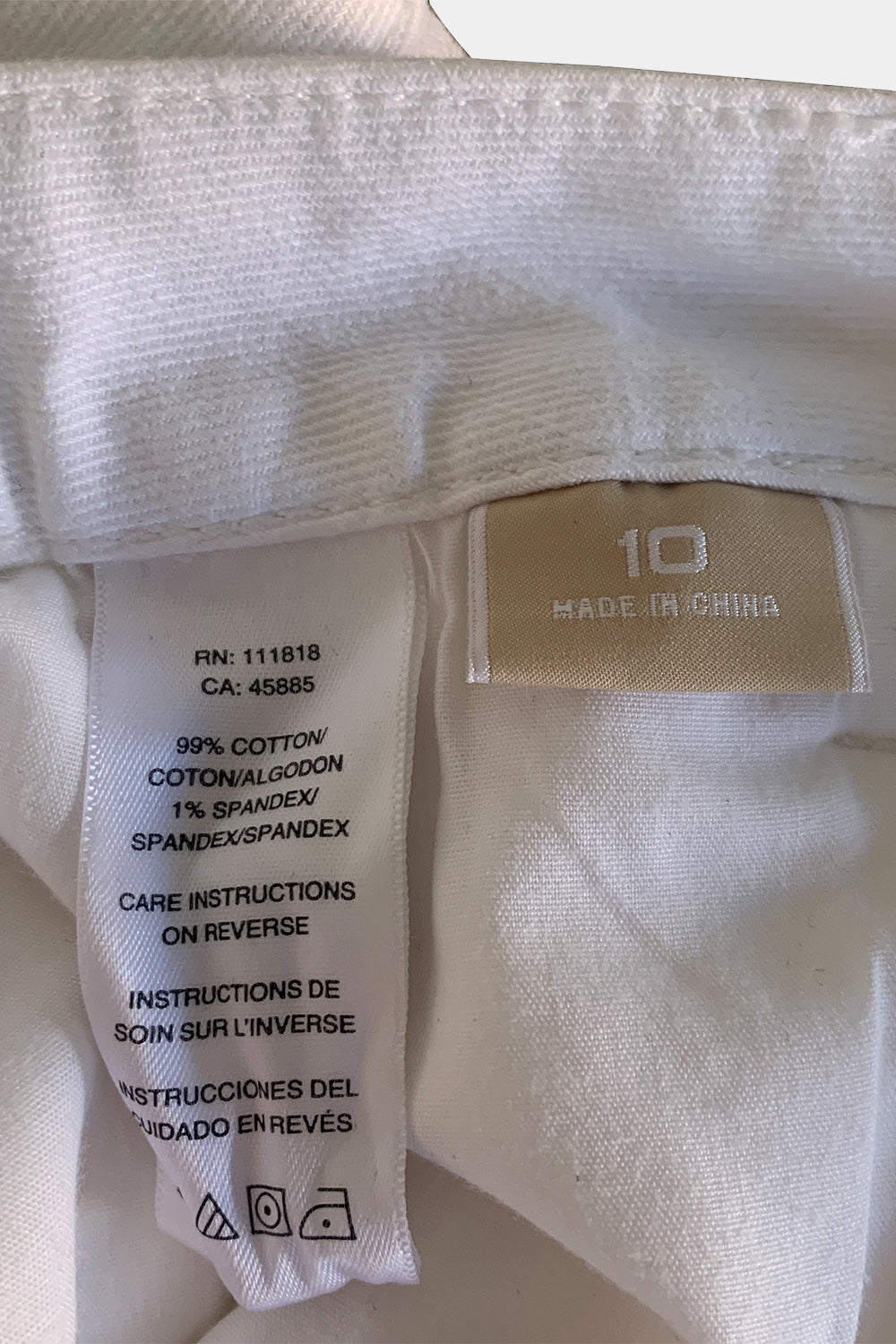 Michael Kors White Jeans