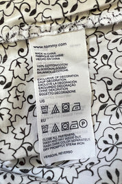 Tommy Hilfiger White and Black Top