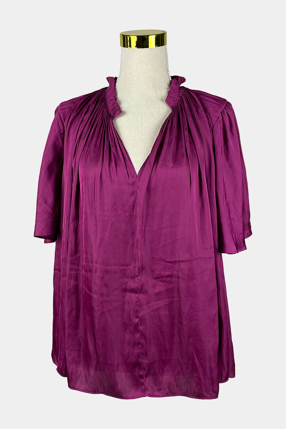 Country Road Purple Silky Blouse
