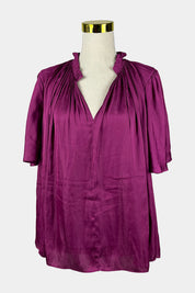 Country Road Purple Silky Blouse