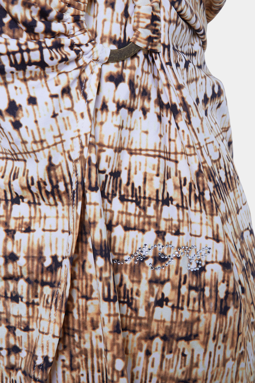 NSC Brown and Green Cocktail Dress