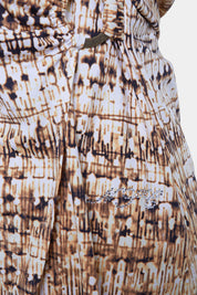 NSC Brown and Green Cocktail Dress