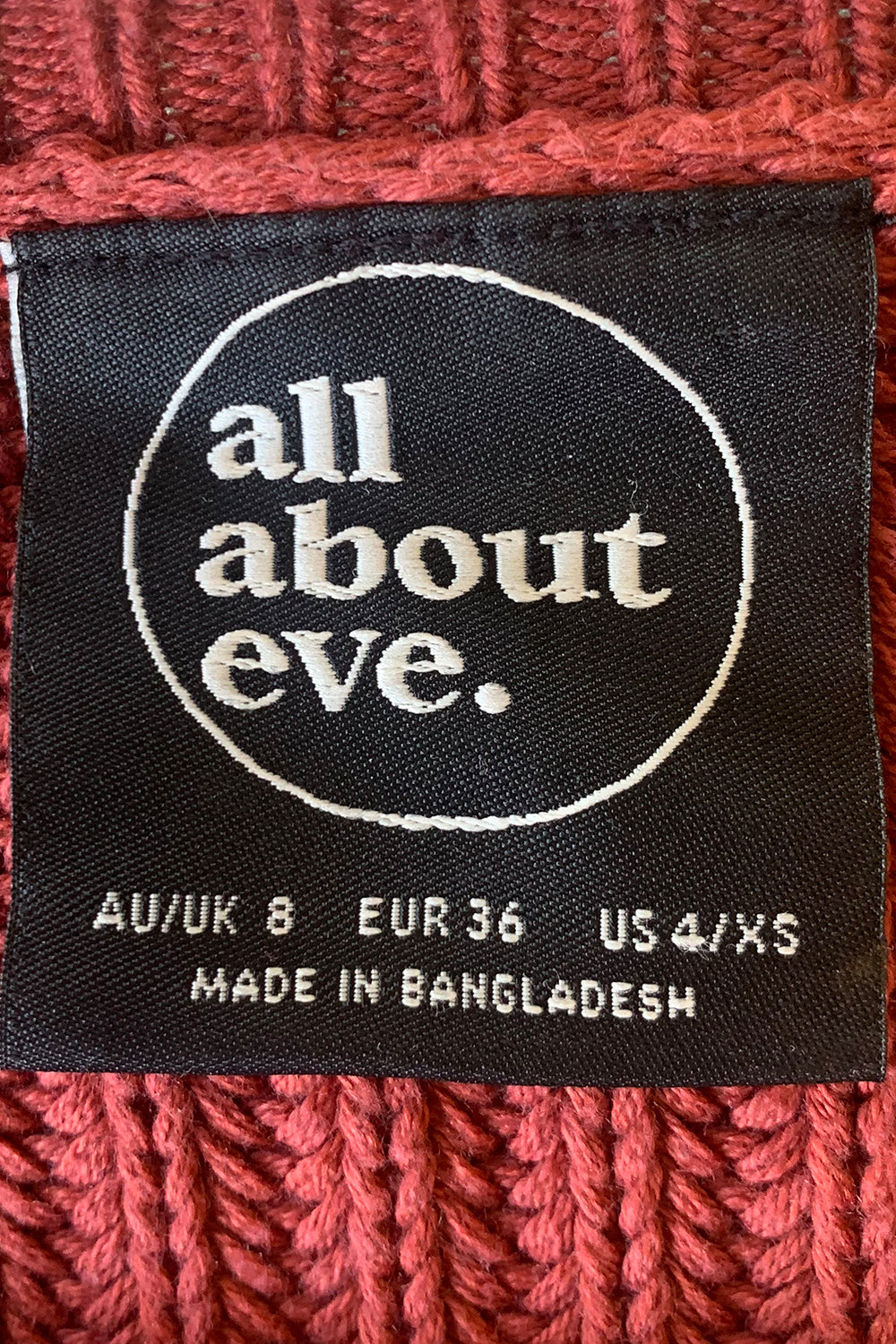 All About Eve Red Sweater