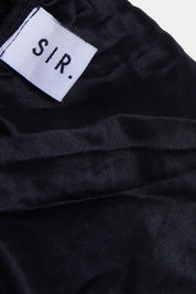 Sir The Label Black Tie Back Cropped Blouse