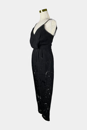 PILGRIM Black Lace Jumpsuit