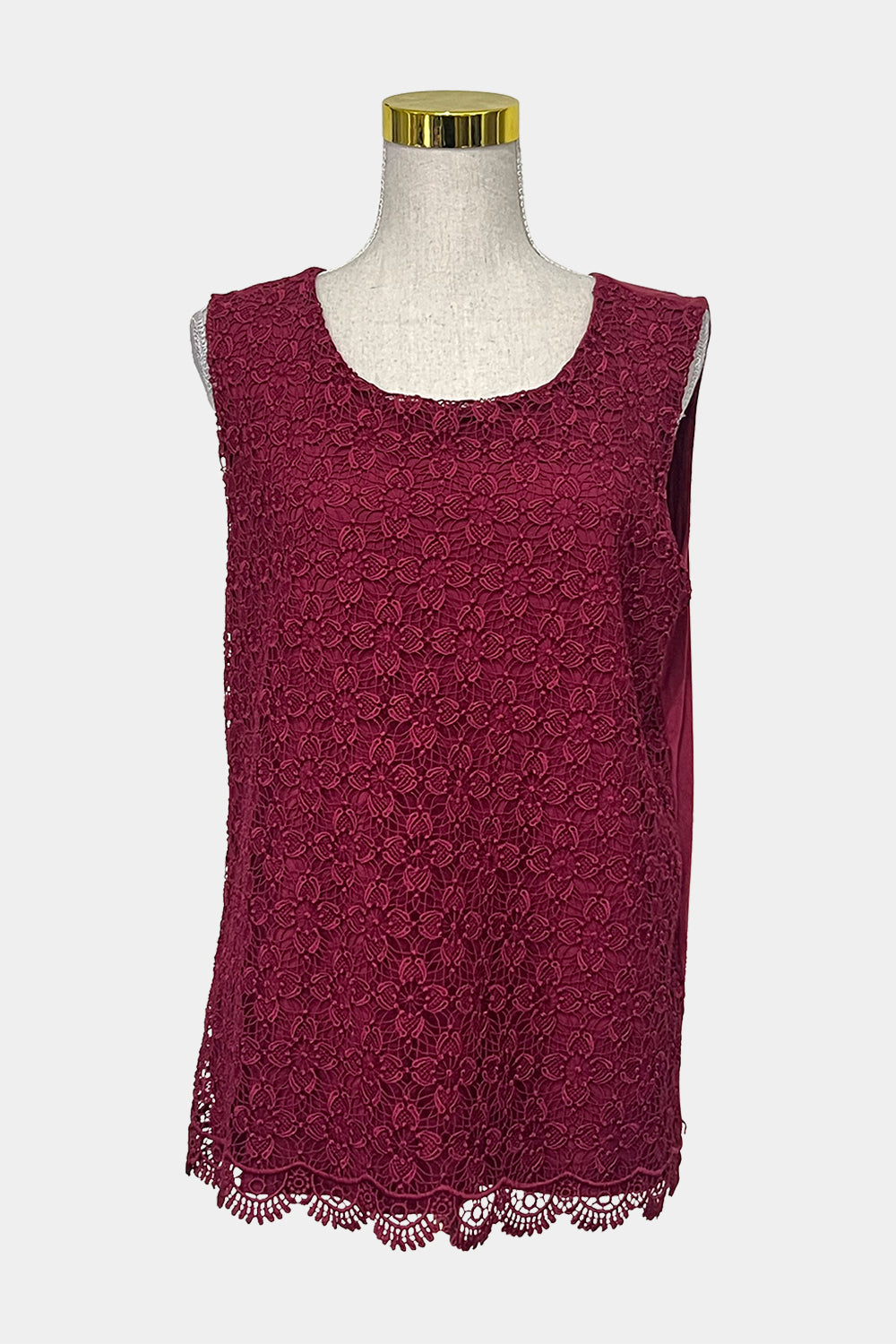 Laura Ashley Burgundy Top