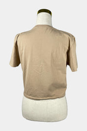 ZARA Beige Crop Tee