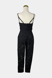 PILGRIM Black Lace Jumpsuit