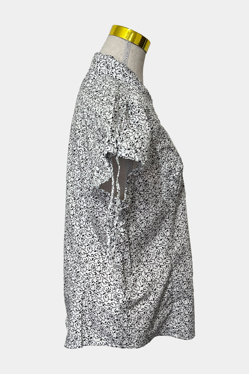 Tommy Hilfiger White and Black Top