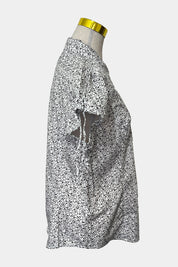 Tommy Hilfiger White and Black Top