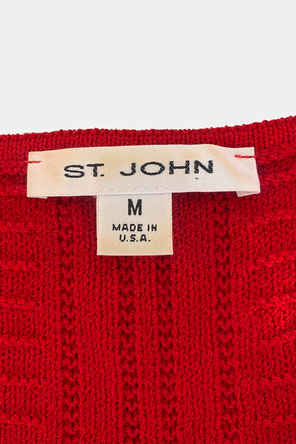 St John Evening By Marie Gray Red Top