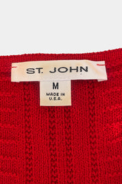 St John Evening By Marie Gray Red Top