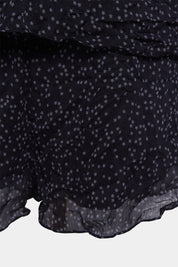 Bec + Bridge Black Star Pattern Halter Cold Shoulde Playsuit