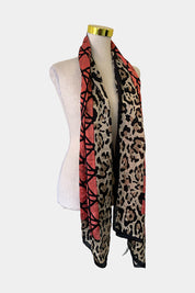 Christian Dior Black Multi Scarf