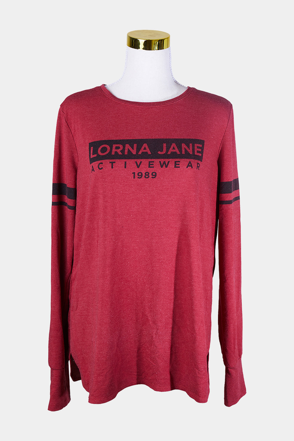 Lorna Jane Red Long Sleeve Tee