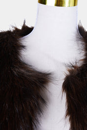 Unreal Fur Brown Faux Fur Jacket