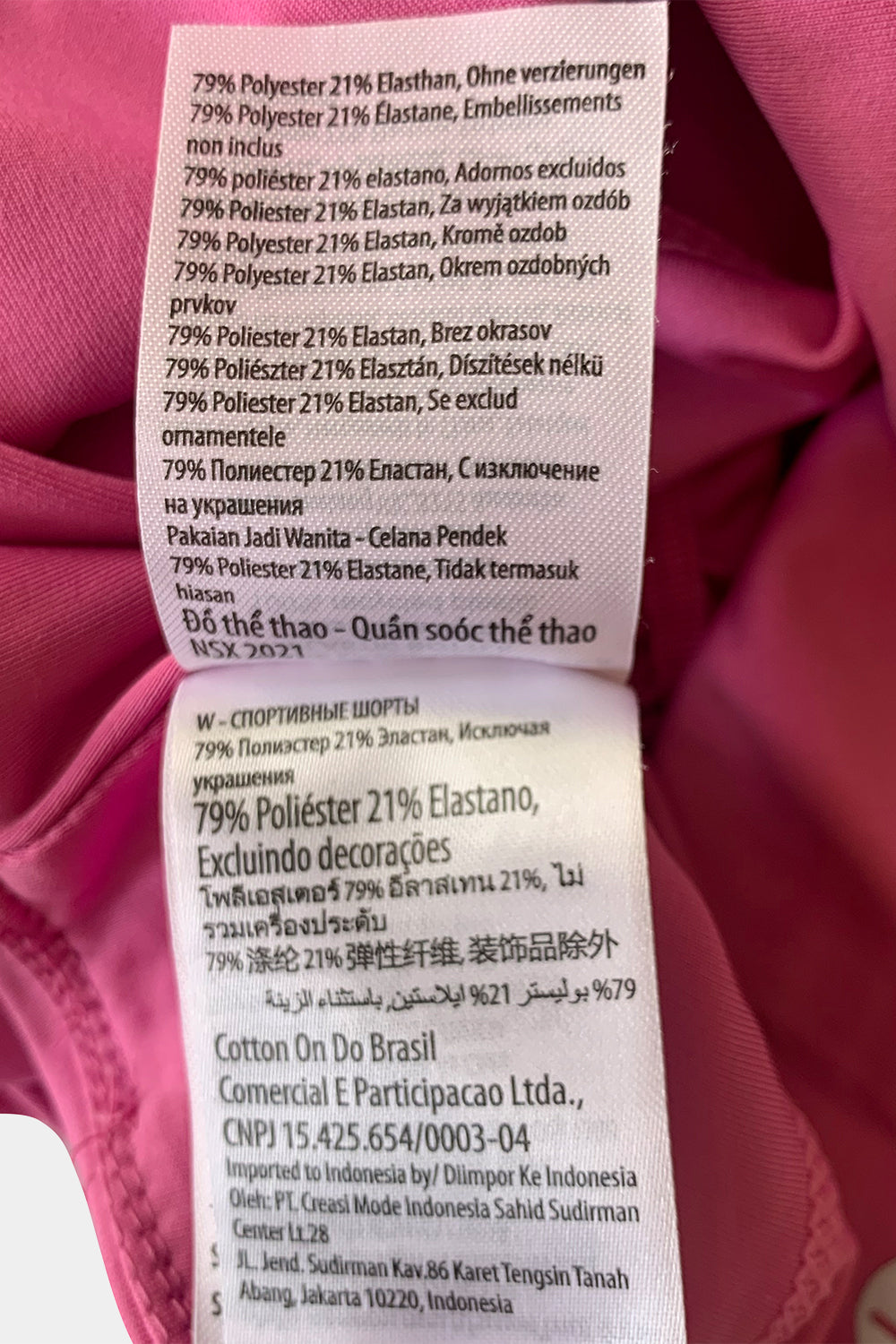 Cotton On Pink Gym Shorts