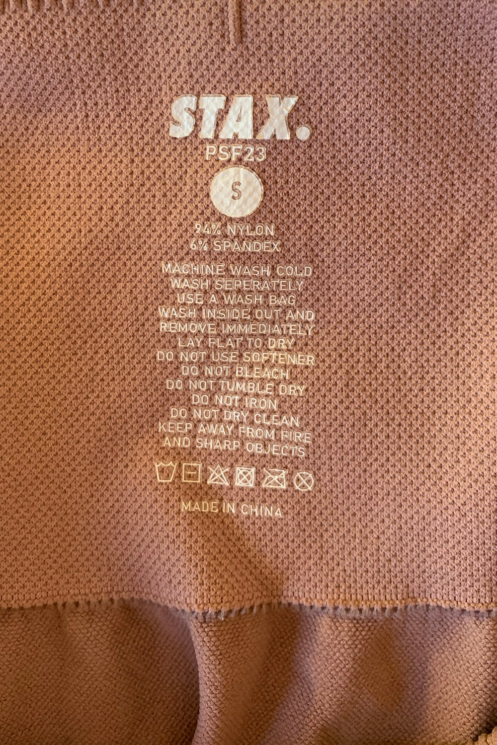 STAX Mauve Gym Shorts