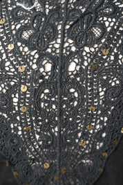 Spicy Sugar Collection Black Winged Long Sleeve Top