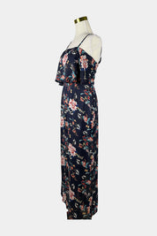 PILGRIM Navy Floral Jumpsuit