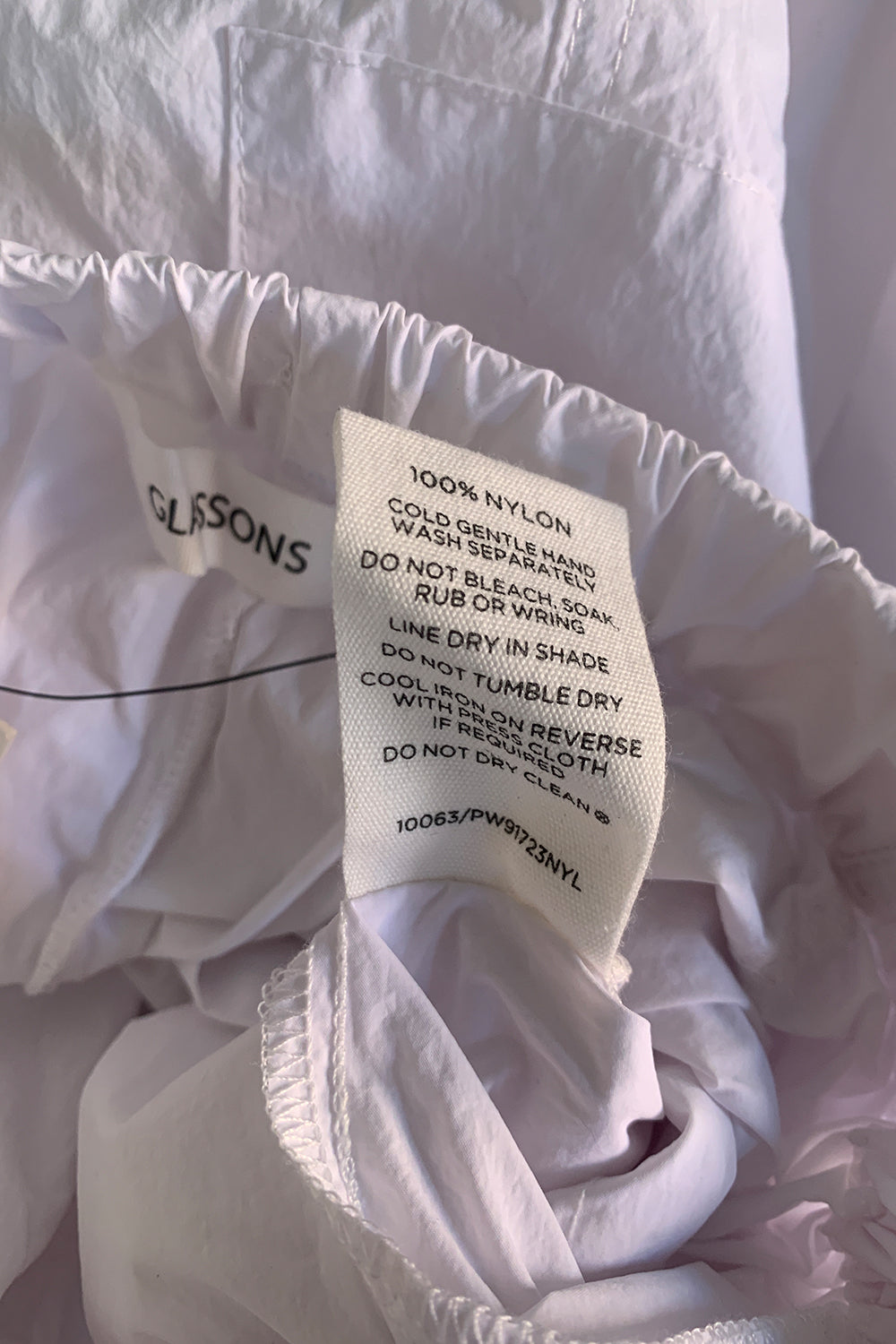 GLASSONS White Cargo Pants