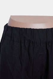 Sir The Label Black Wide Leg Cotton Pants