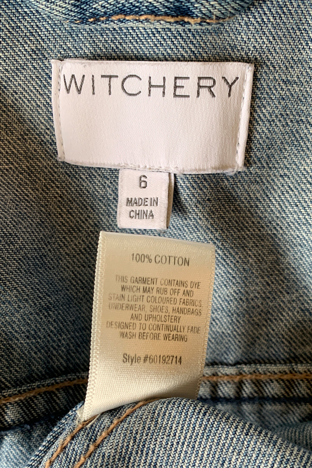WITCHERY Blue Jacket