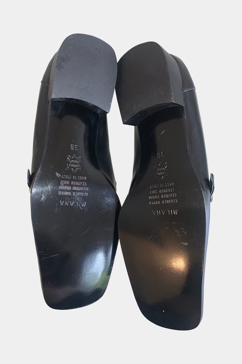 MILANA Black Loafers
