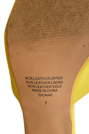 THERAPY Yellow Heels