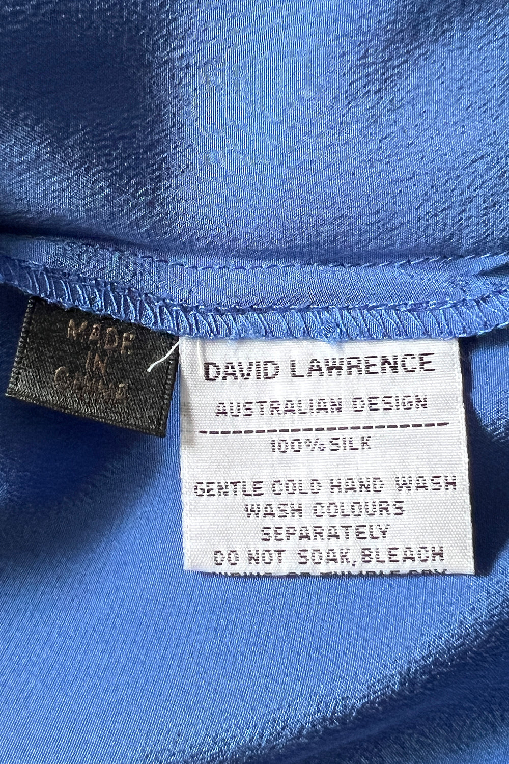 David Lawrence Blue Top
