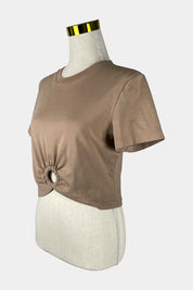 KOOKAI Beige Crop Tee