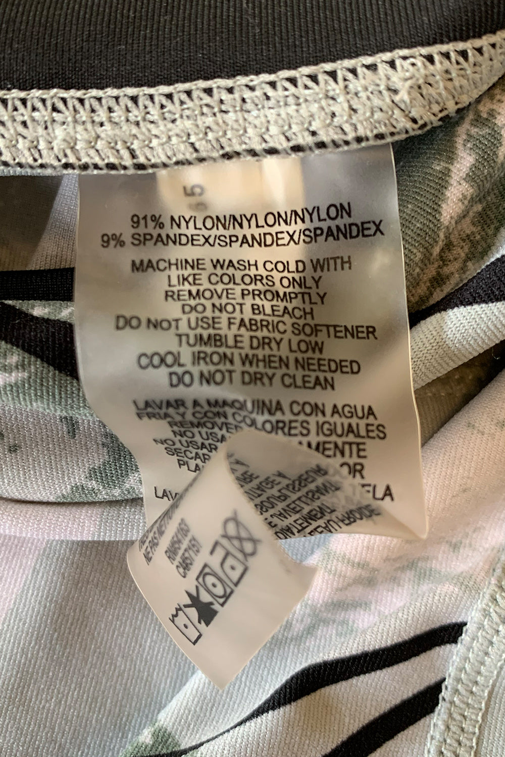 Calvin Klein Green Gym Leggings