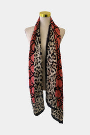 Christian Dior Black Multi Scarf