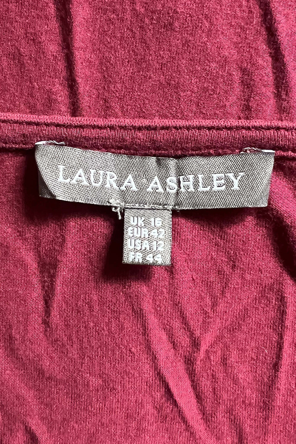 Laura Ashley Burgundy Top