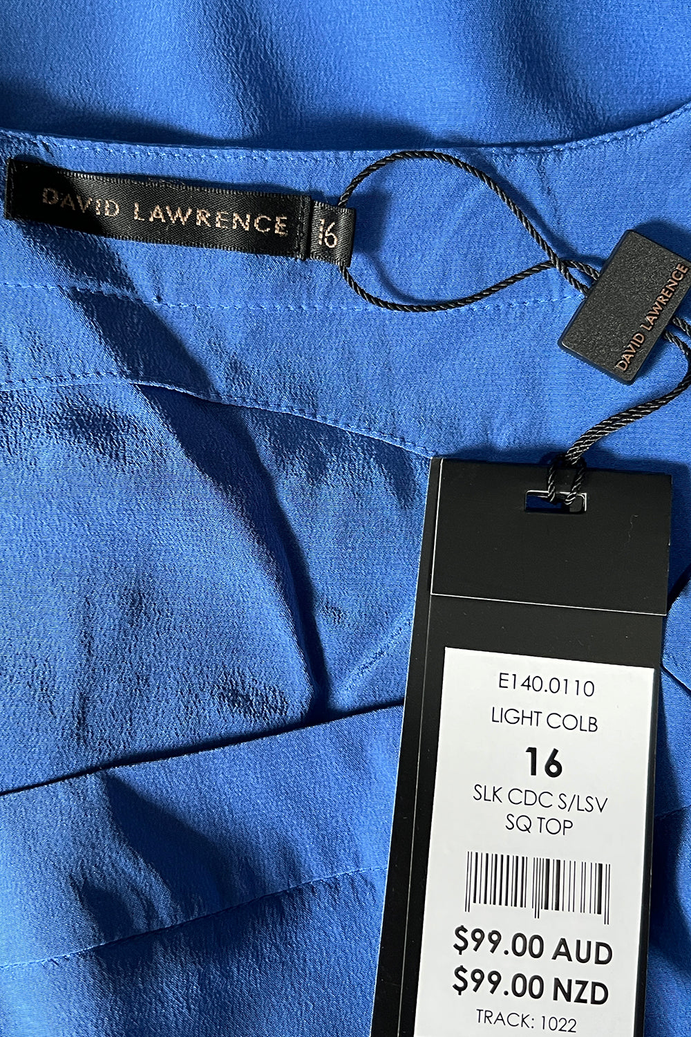 David Lawrence Blue Top