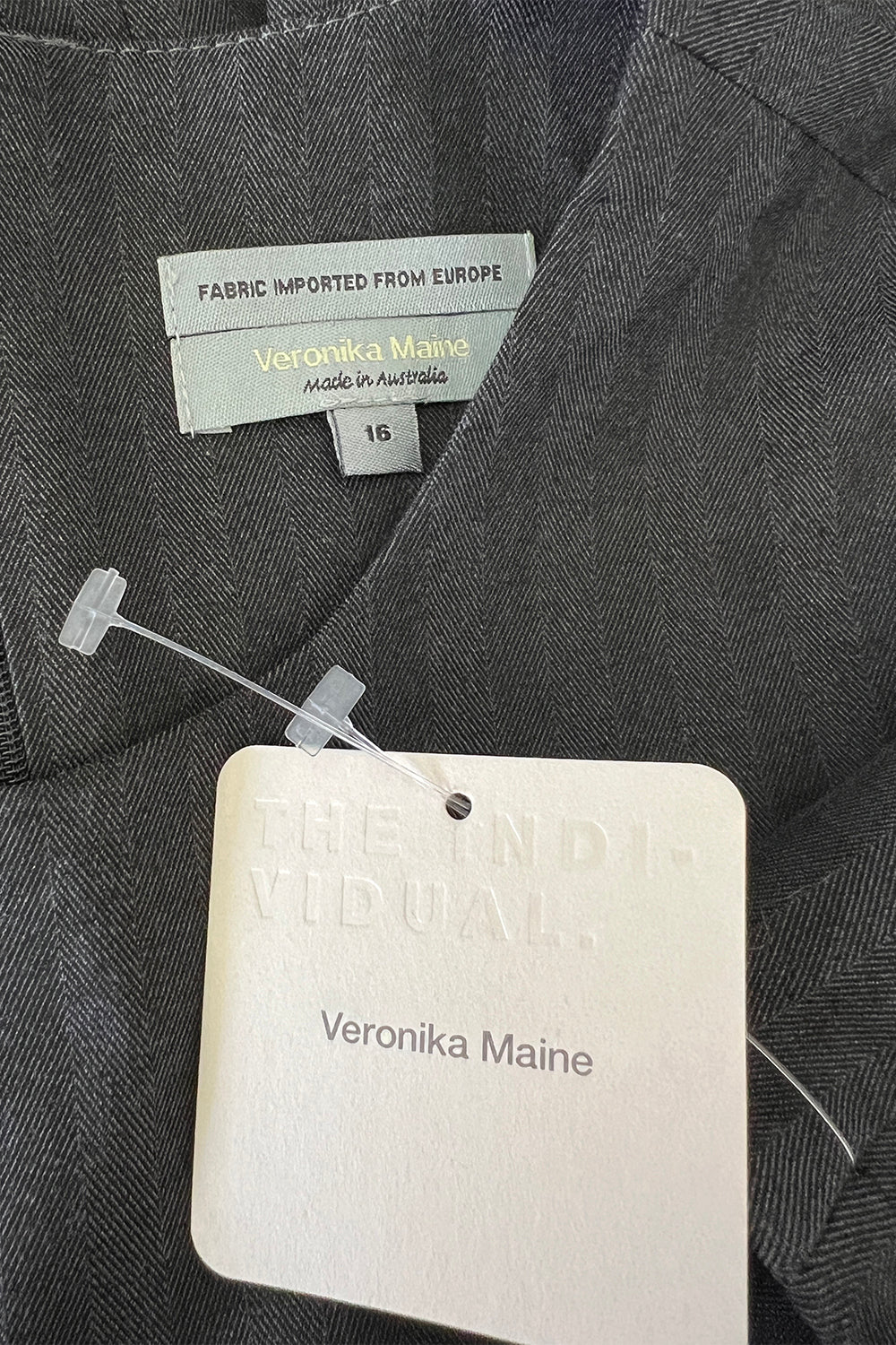 Veronika Maine Grey Dress