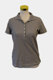 Calvin Klein White Print Polo Tshirt